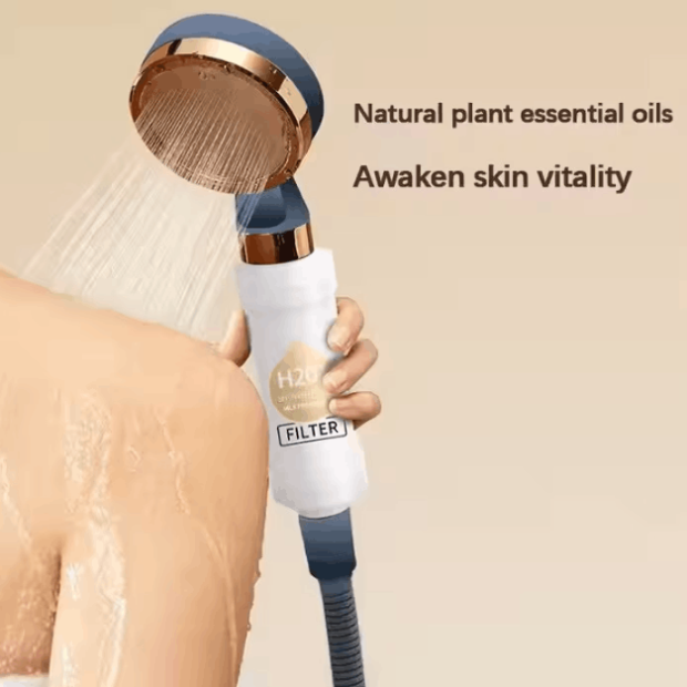 Filtru aromaterapie pentru cap de duș Raylin Home, Pine Forest